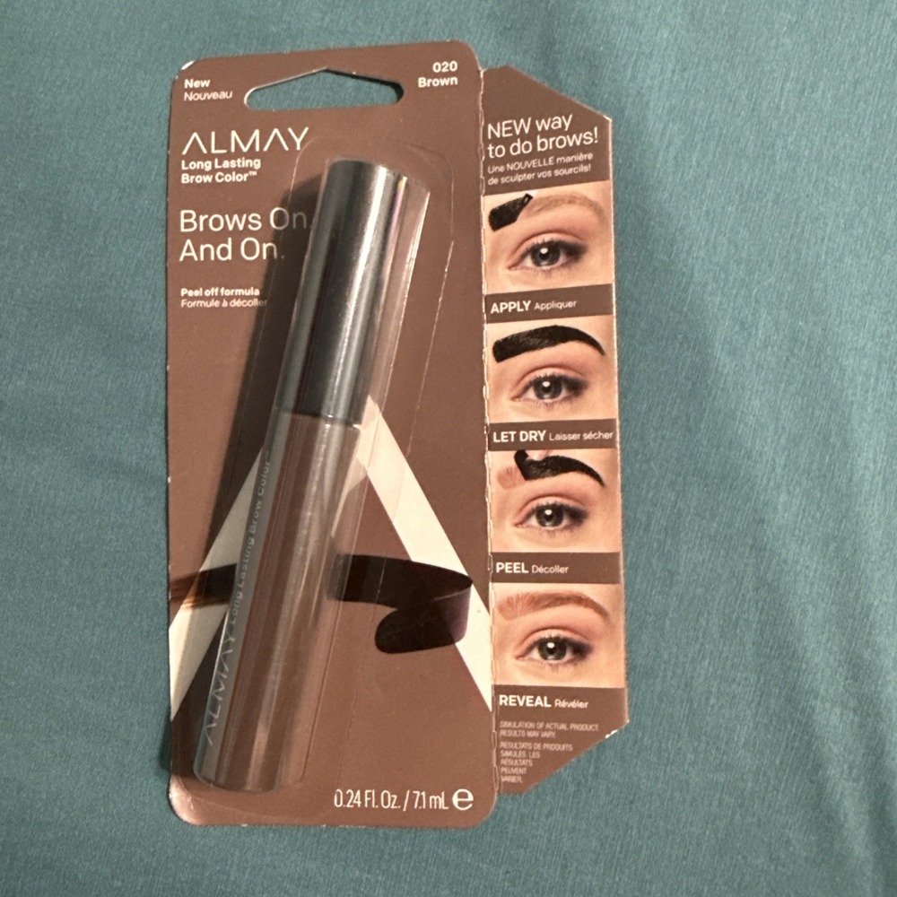 ALMAY Long Lasting Brow Color‎ – 020 Brown Peel-Off Tint 0.24 fl oz 2017